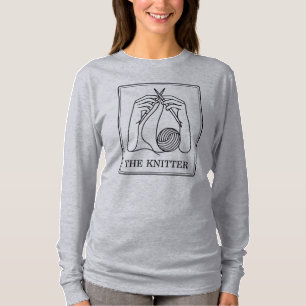 Camiseta Arte de punto - Minimalista diseño de yarn