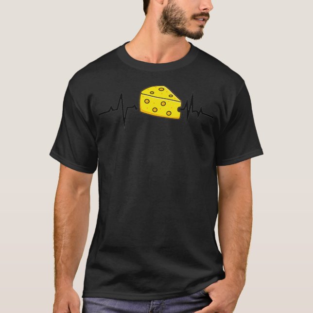 Camiseta Arte De Queso Gracioso Para Hombres Mujeres Amante (Anverso)