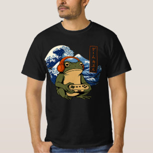 Camiseta Arte de rana japonesa para jugadores Hombres Mujer