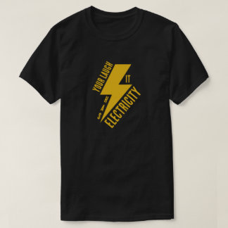 Camiseta Arte de rayo con risa eléctrica