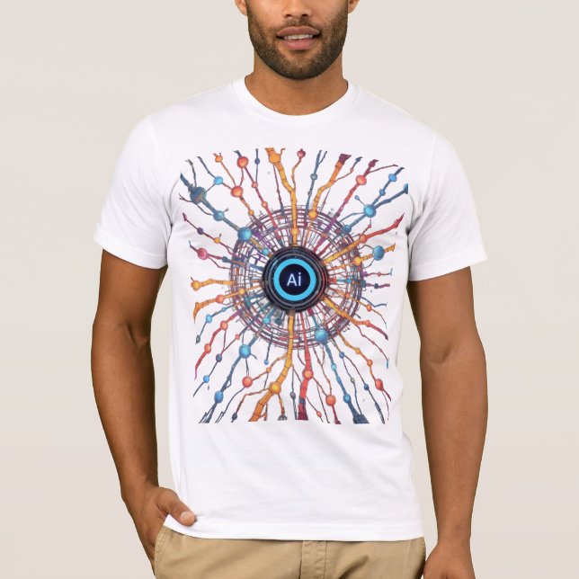 Camiseta Arte de red neural (Anverso)