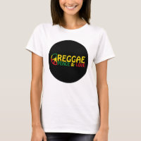 Arte de reggae con palabras positivas Paz y amor