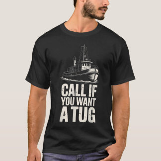 Camiseta Arte de Remolcador para Capitán de Remolcador