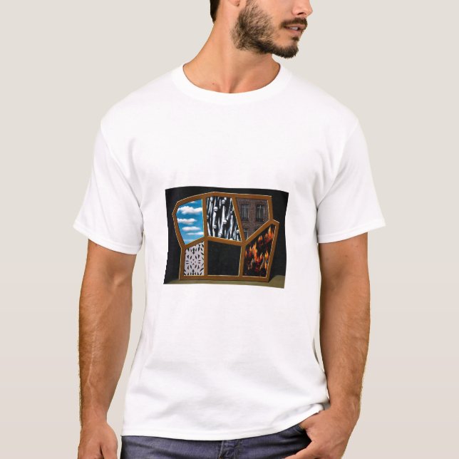 Camiseta arte de Rene Magritte (Anverso)
