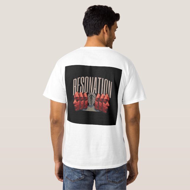 Camiseta Arte de resonancia (Reverso completo)