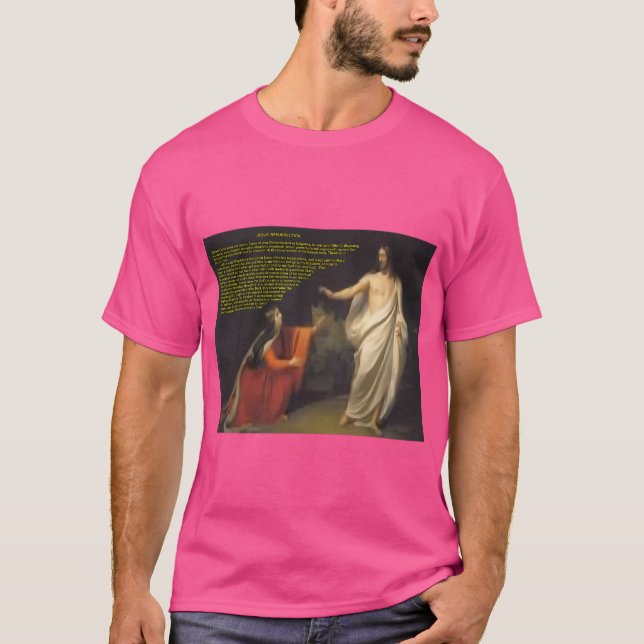 Camiseta Arte de resurrección de Jesús (Anverso)