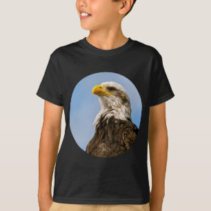 Camiseta Arte de retrato de vida silvestre del águila calva