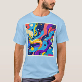 Camiseta Arte de ritmo cósmico