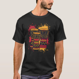 Camiseta Arte de Ritmo Tribal