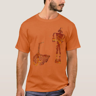Camiseta Arte de rock de petroglifo