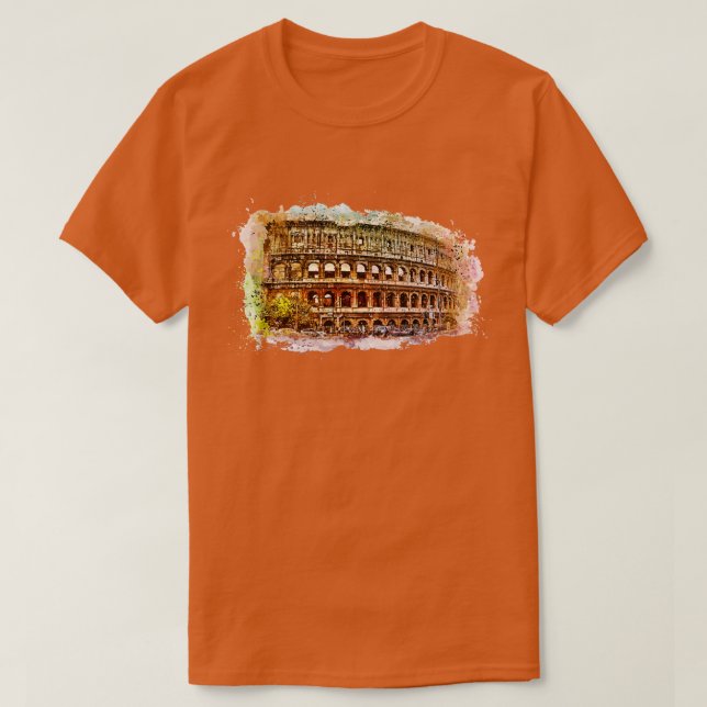 Camiseta Arte de Roma Colosseum rome (Diseño del anverso)