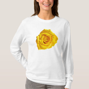 Camiseta Arte de rosa amarillo