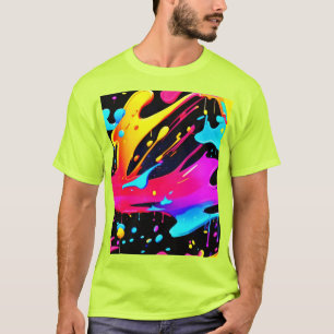 Camiseta Arte de sangría audaz y brillante