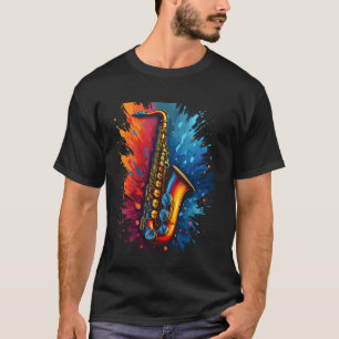 Camiseta Arte de saxofón