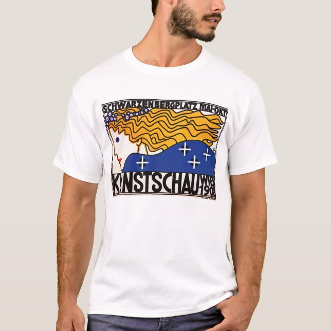 Camiseta Arte de secesión - Kunstschau Wien por Loffler (Anverso)