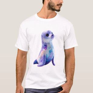 Camiseta Arte de Sello de Nebulosa de Galaxia Cósmica para