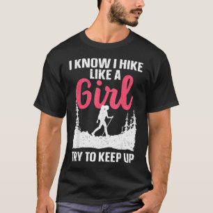 Camiseta Arte de senderismo para camping de naturaleza al a