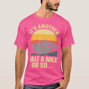 Camiseta Arte De Senderismo Para Hombres Mujeres Caminando 