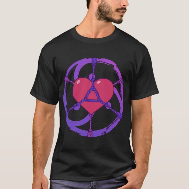 Camiseta Arte de Shibari - Corazón (Anverso)