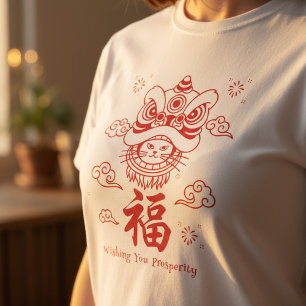 Camiseta Arte de símbolo de prosperidad del gato afortunado