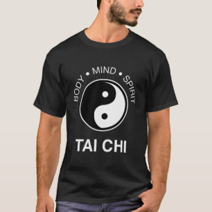 Camiseta Arte de símbolo Yin Yang de espíritu de mente corp