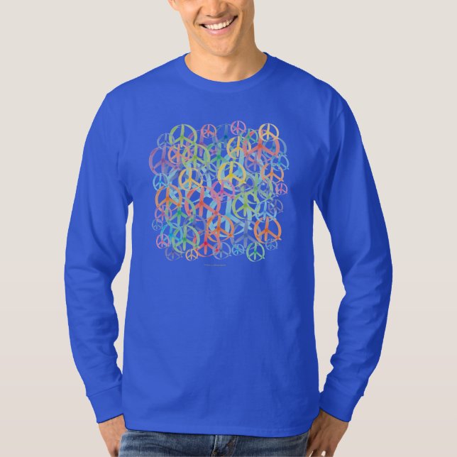 Camiseta Arte de Símbolos de Paz (Anverso)