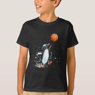Camiseta Arte de Sketll Pingüino Salpicaduras Naturaleza Ar