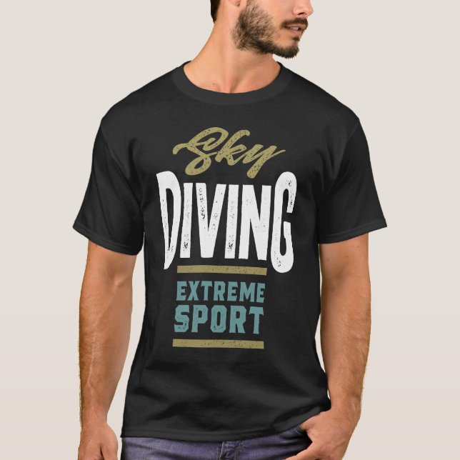 Camiseta Arte de Skydiving (Anverso)
