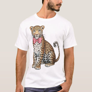 Camiseta Arte de sublimación femenino con lazo coqueto rosa