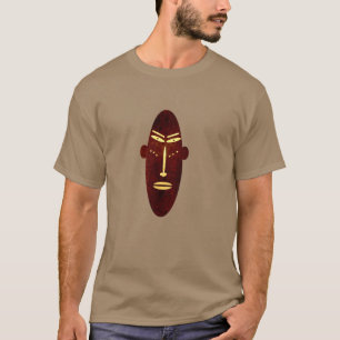 Camiseta Arte de tatuaje africano primitivo abstracto moder