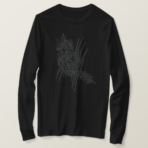 Camiseta Arte de tatuaje tribal abstracto básico