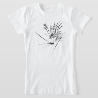 Camiseta Arte de tatuaje tribal abstracto blanco y negro 10