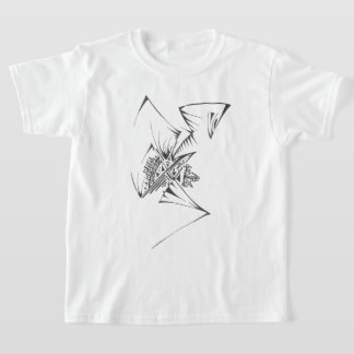 Camiseta Arte de tatuaje tribal abstracto blanco y negro 98