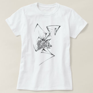 Camiseta Arte de tatuaje tribal abstracto blanco y negro 98