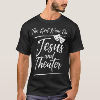Camiseta Arte de teatro genial para mujeres y niñas musical
