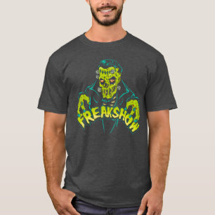 Camiseta Arte de terror Frankenstein Zombie Psychobilly Low