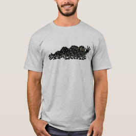 Camiseta Arte de terror raro de Hulk de baba rastrera