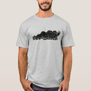 Camiseta Arte de terror raro de Hulk de baba rastrera