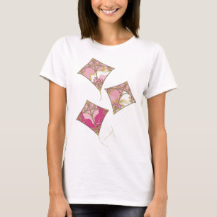 Camiseta Arte de texto 3D de VOLAR COMETA dorado y elegante