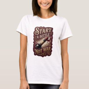 Camiseta Arte de texto 3D en dorado vibrante COMIENZA UNA B