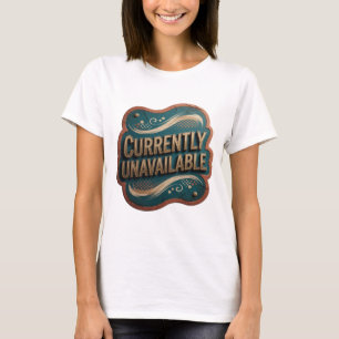 Camiseta Arte de texto 3D en oro NO DISPONIBLE actualmente