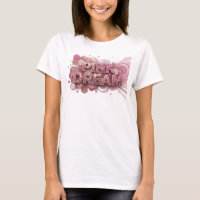 Arte de texto 3D en rosa atrevido PINK DREAM