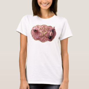 Camiseta Arte de texto 3D Snappy Gold WINE AND DINE