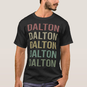 Camiseta Arte de texto colorido - Nombre Dalton