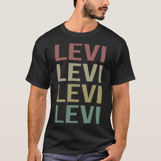 Camiseta Arte de texto colorido - Nombre de levadura (Anverso)