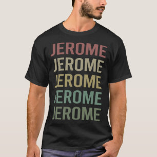 Camiseta Arte de texto colorido - Nombre jerome