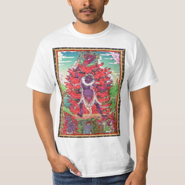 Camiseta Arte de Thangka Ekajati del tibetano (Anverso)