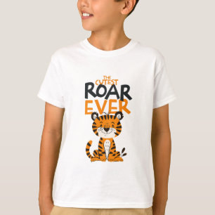 Camiseta Arte de Tigre Siempre Lindo Rugiente