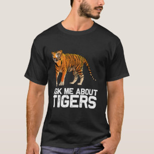 Camiseta Arte De Tigres Divertido Para Hombres Mujeres Chic