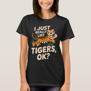 Camiseta Arte De Tigres Gracioso Para Hombres Mujeres Chica